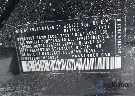 2017 Volkswagen Jetta 1.4T Se from USA, damaged, VIN 3VWDB7AJ3HM370456